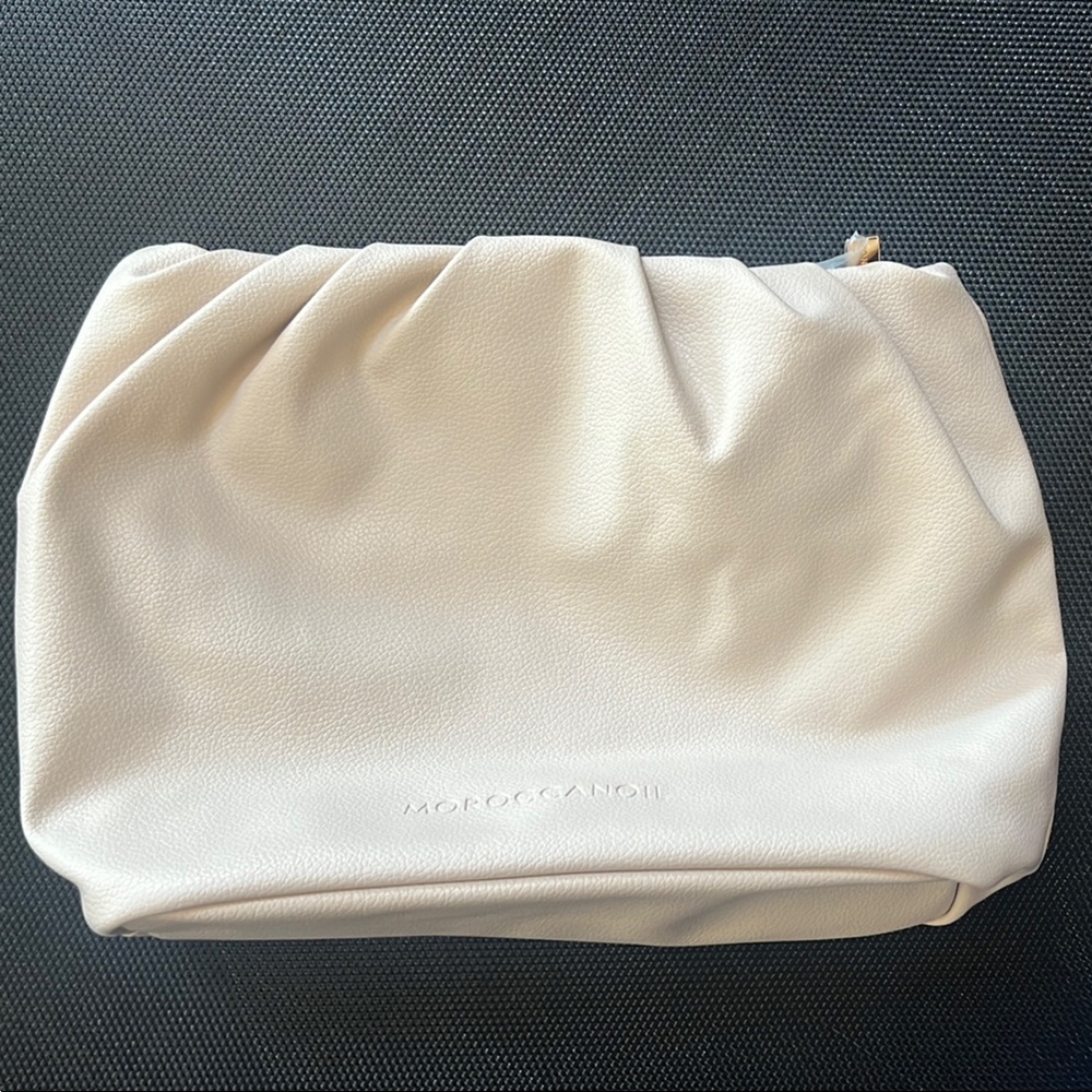 Moraccanoil Cream Women's Oversized Cosmetic Bag